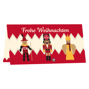 Grußkarte Weihnachten Nussknacker