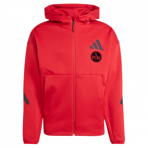 adidas FCN Ziphoodie Lifestyle 24/25 rot